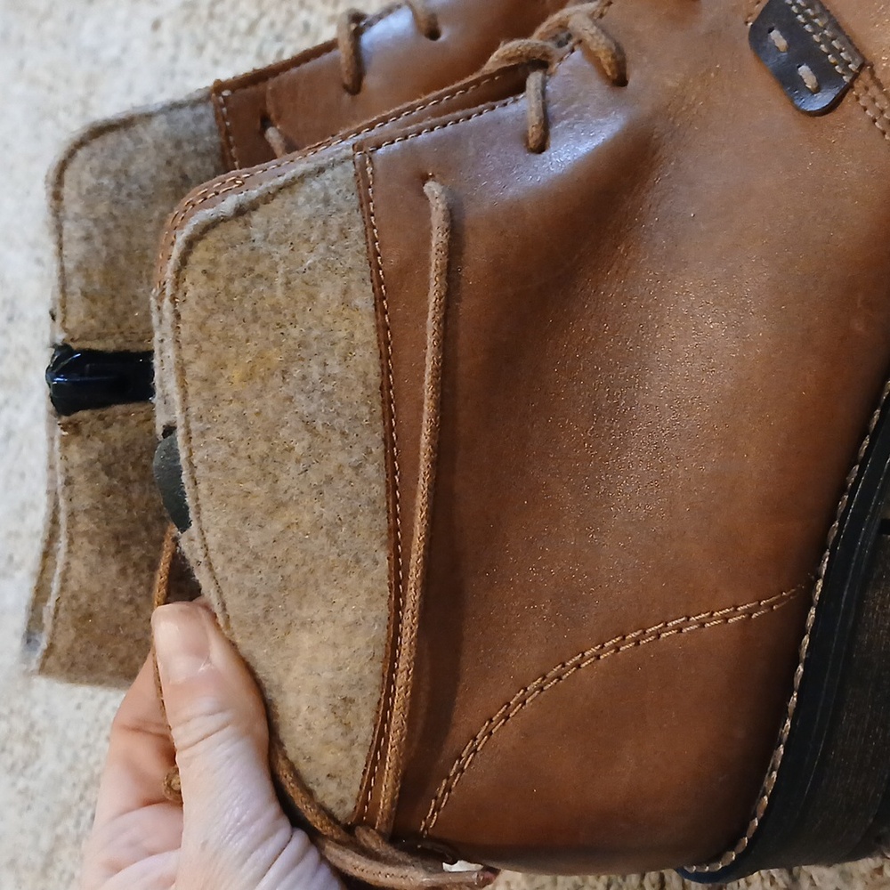 Brown leather Remonte ankle boot Size 39 - Picture 4 of 7